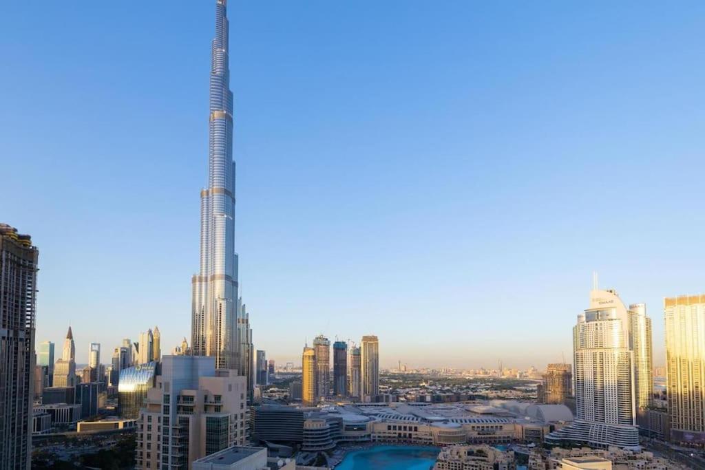 Ferienwohnung Luxury Burj Khalifa View - Mins Walking Dubai Mall Exterior foto